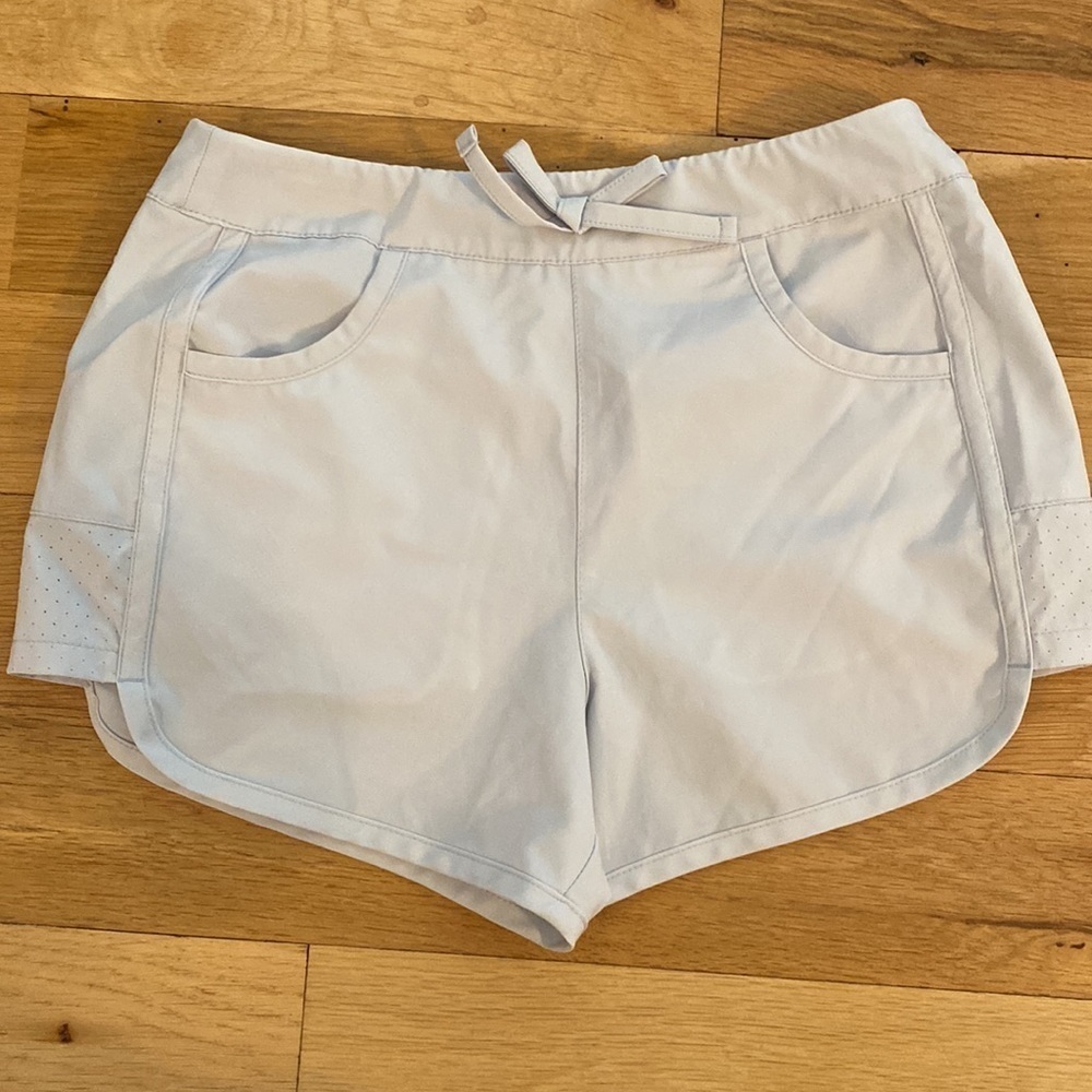 Magellan Gray Fish Gear Water Repellant Shorts Girls M - Picture 4 of 10
